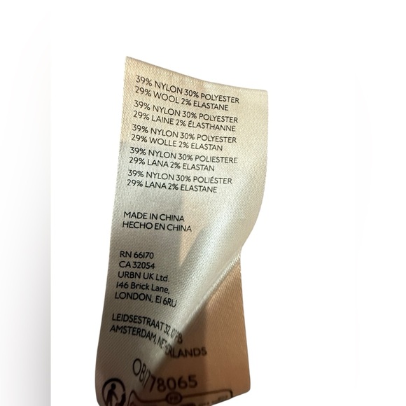 Free People Jaci Sweater Dress Gray Small Turtleneck Babydoll Wool Blend - Picture 11 of 11